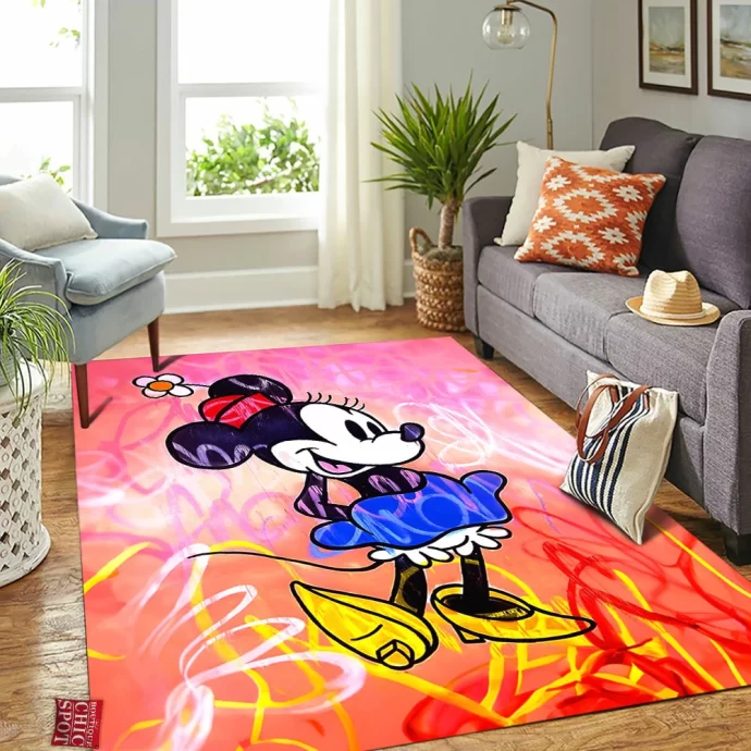 Minnie Mouse Rectangle Rug