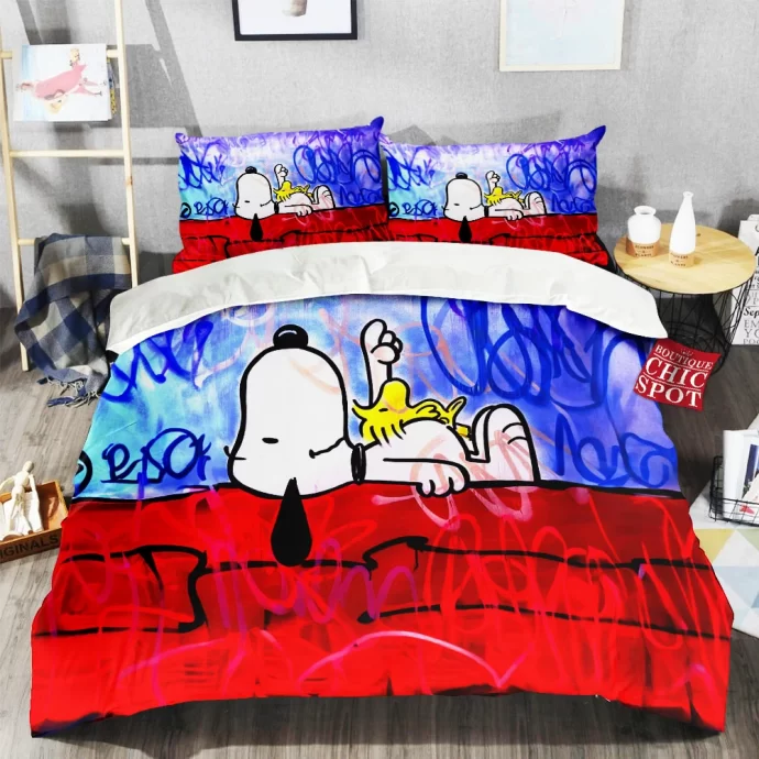 Snoopy and Woodstock Bedding Set