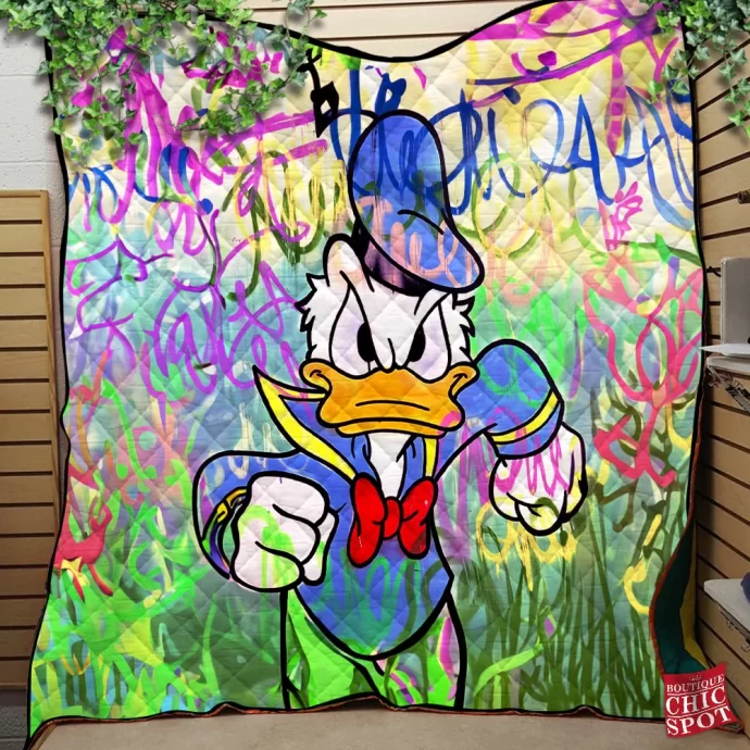 Donald Duck Quilt Blanket