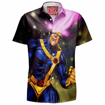 Comic Hawaiian-Shirt, Cyclops Hawaiian-Shirt, X-men Hawaiian-Shirt