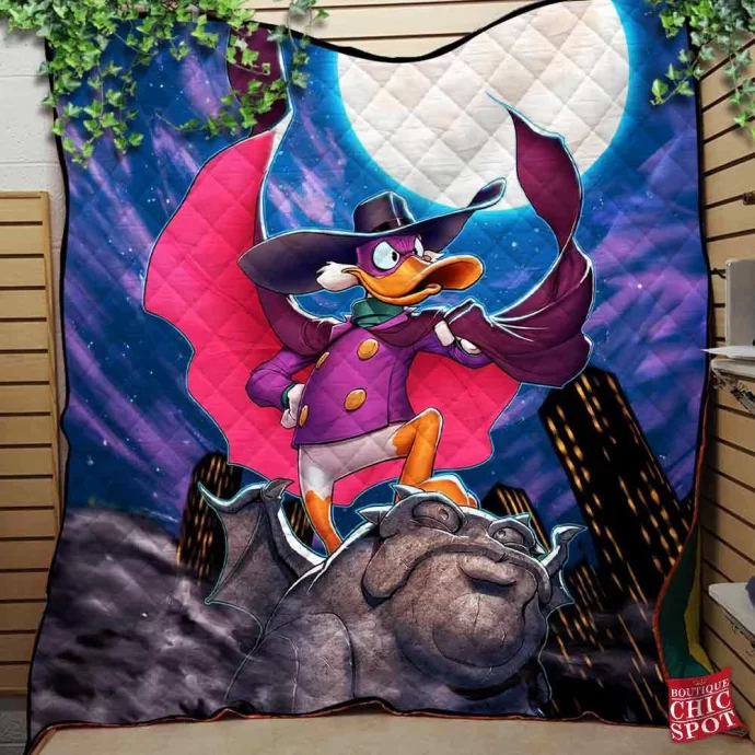 Darkwing Duck Quilt Blanket