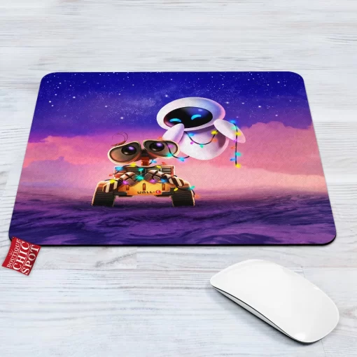 Eve And Wall-e Mouse Pad
