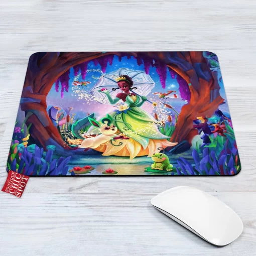The Princess And The Leafeon Mouse Pad