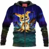 Anime Zip-Hoodie, Mimikyu Zip-Hoodie, Pokemon Zip-Hoodie