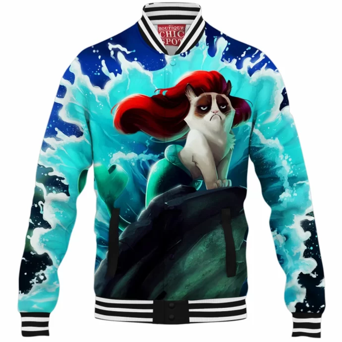 Grumpy Cat Baseball Jacket