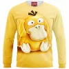 Pokemon Zip Sweatshirt, Anime Zip Sweatshirt, Psyduck Zip Sweatshirt