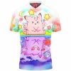 Anime Polo Shirt, Clefable Polo Shirt, Gengar Polo Shirt, Pokemon Polo Shirt