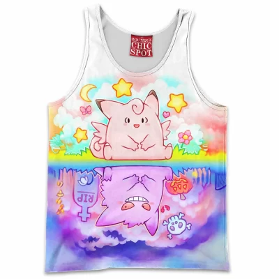 Anime Tank-Top, Clefable Tank-Top, Gengar Tank-Top, Pokemon Tank-Top