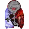 Elden Ring Zip-Fleece-Hoodie, Game Zip-Fleece-Hoodie, Maliketh Zip-Fleece-Hoodie, Maliketh the Black Blade Zip-Fleece-Hoodie