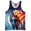 Captain Marvel Tank-Top, Comic Tank-Top