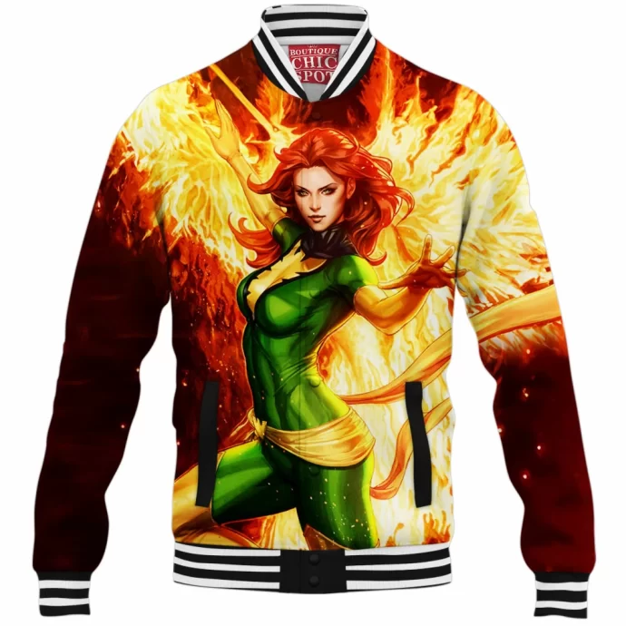 Phoenix X-men Baseball Jacket