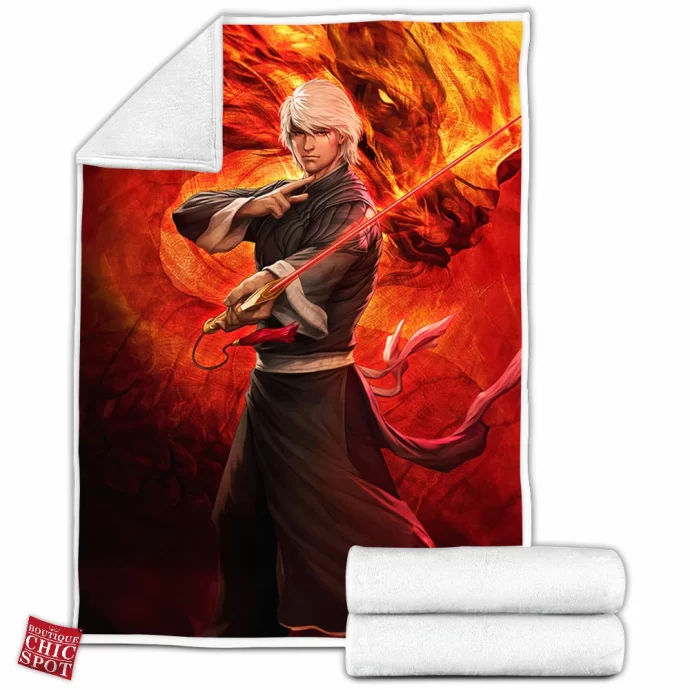 The Chinese Hero Fleece Blanket