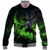 Game Baseball-Jacket, Illidan Stormrage Baseball-Jacket, Dota Baseball-Jacket, Warcraft Baseball-Jacket