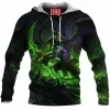 Game Fleece-Hoodie, Illidan Stormrage Fleece-Hoodie, Dota Fleece-Hoodie, Warcraft Fleece-Hoodie