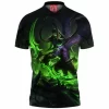 Game Polo Shirt, Illidan Stormrage Polo Shirt, Dota Polo Shirt, Warcraft Polo Shirt
