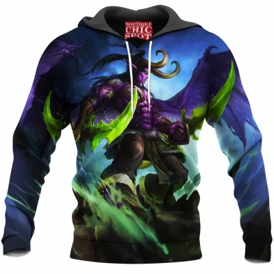 Game Hoodie, Illidan Stormrage Hoodie, Dota Hoodie, Warcraft Hoodie