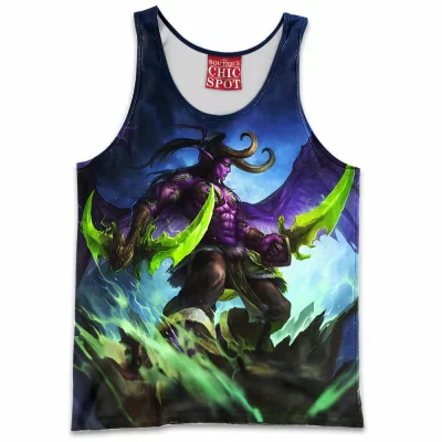 Game Tank-Top, Illidan Stormrage Tank-Top, Dota Tank-Top, Warcraft Tank-Top