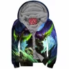 Game Zip-Fleece-Hoodie, Illidan Stormrage Zip-Fleece-Hoodie, Dota Zip-Fleece-Hoodie, Warcraft Zip-Fleece-Hoodie