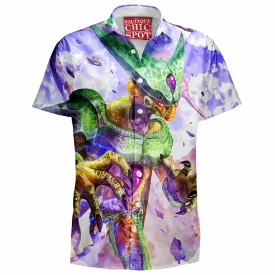 Anime Hawaiian-Shirt, Dragon Ball Hawaiian-Shirt, Perfect Cell Hawaiian-Shirt