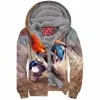 Anime Zip-Fleece-Hoodie, Pokemon Zip-Fleece-Hoodie, Typhlosion Zip-Fleece-Hoodie