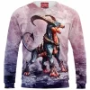 Houndoom Zip Sweatshirt, Pokemon Zip Sweatshirt, Anime Zip Sweatshirt
