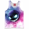 Anime Tank-Top, Gastly Tank-Top, Pokemon Tank-Top