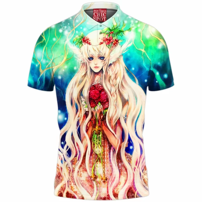 Anime Girl Polo Shirt