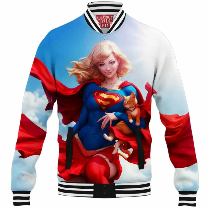 Supergirl Baseball Jacket