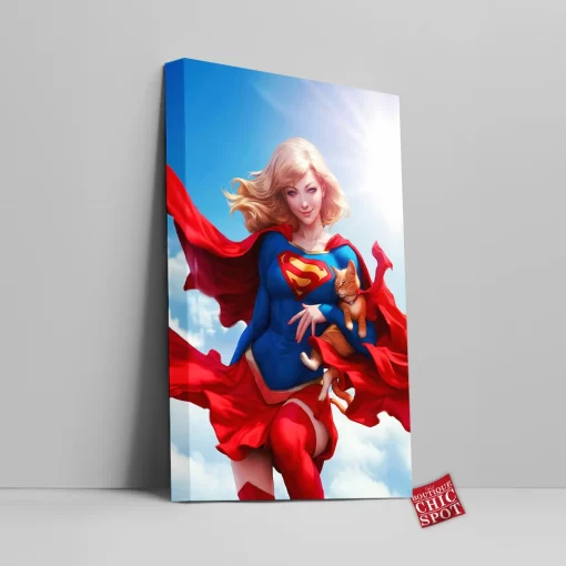 Supergirl Canvas Wall Art