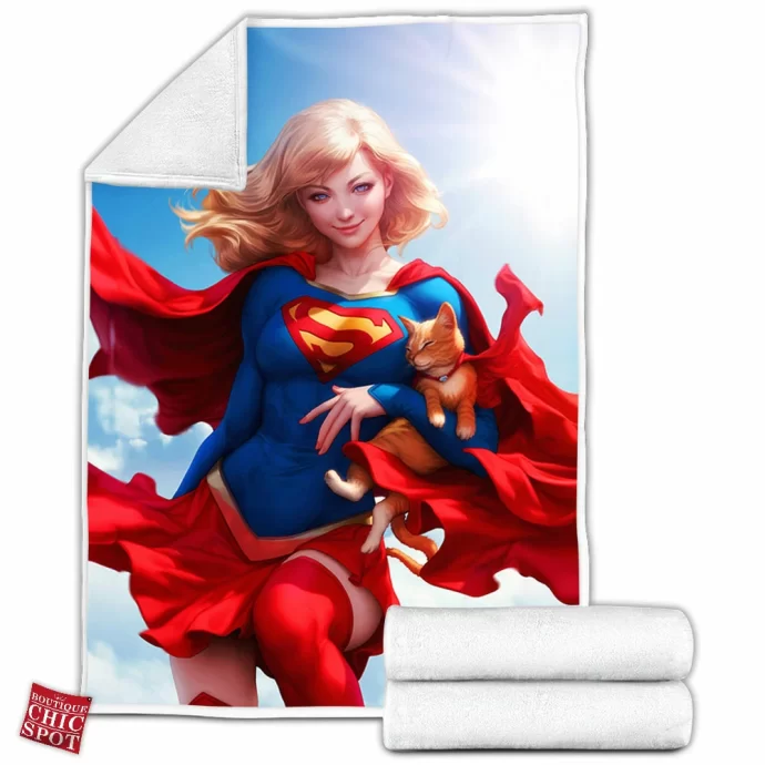 Supergirl Fleece Blanket