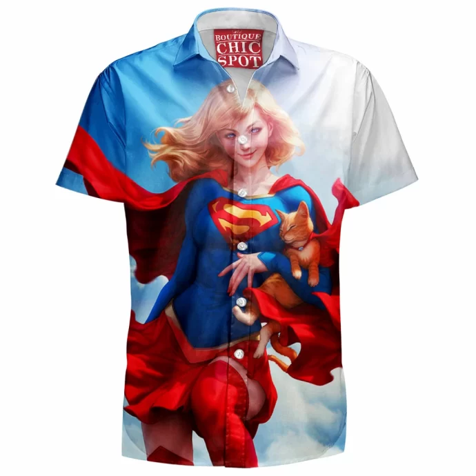 Supergirl Hawaiian Shirt