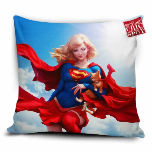 Supergirl Pillow Cover