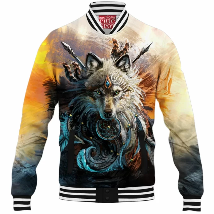 Wolf Baseball Jacket