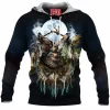 Wolf Fleece-Hoodie