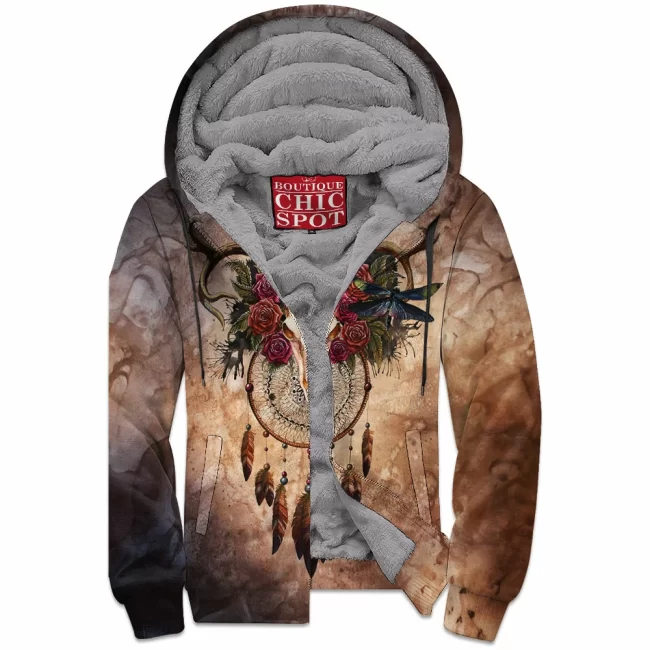 T DUONG Boutique 0428 Zip Fleece Hoodie