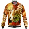 Autumn Baseball-Jacket, Bear Baseball-Jacket