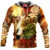 Autumn Fleece-Hoodie, Bear Fleece-Hoodie