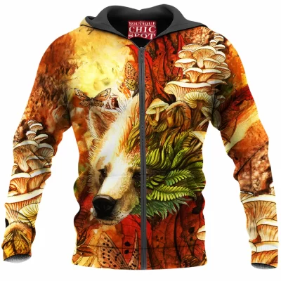 Autumn Zip-Hoodie, Bear Zip-Hoodie