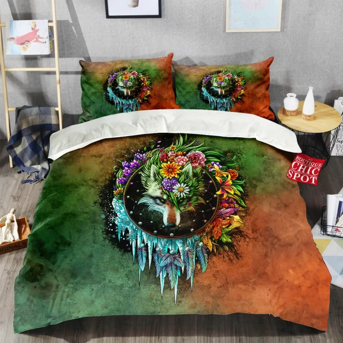 Wolf Dreamcatcher Bedding Set