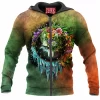 Cat Zip-Hoodie, Wolf Zip-Hoodie