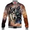 Wolf Baseball-Jacket