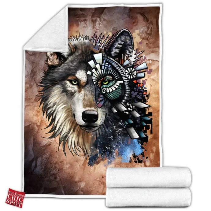 Save The Wolf Fleece Blanket