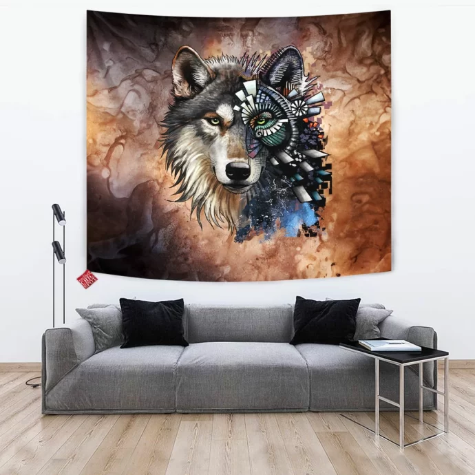 Save The Wolf Tapestry