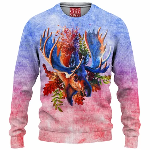 Moose Knitted Sweater