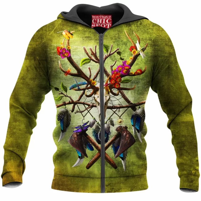T DUONG Boutique 0438 Zip Hoodie