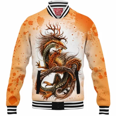 Autumn Baseball-Jacket, Horror Baseball-Jacket