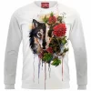 Animal Sweatshirt, Wolf Sweatshirt
