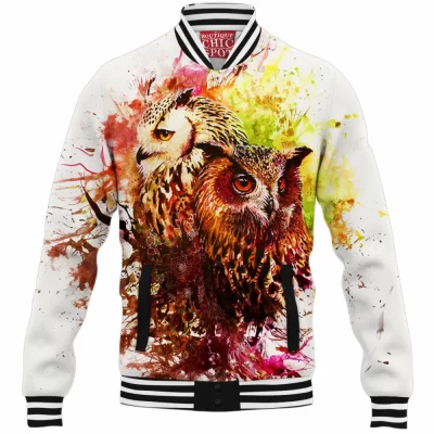 Owl Baseball-Jacket