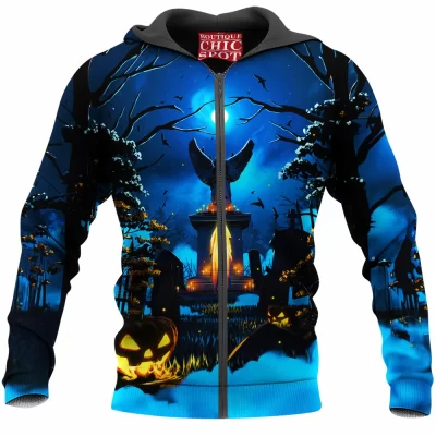 Halloween Zip-Hoodie, Horror Zip-Hoodie
