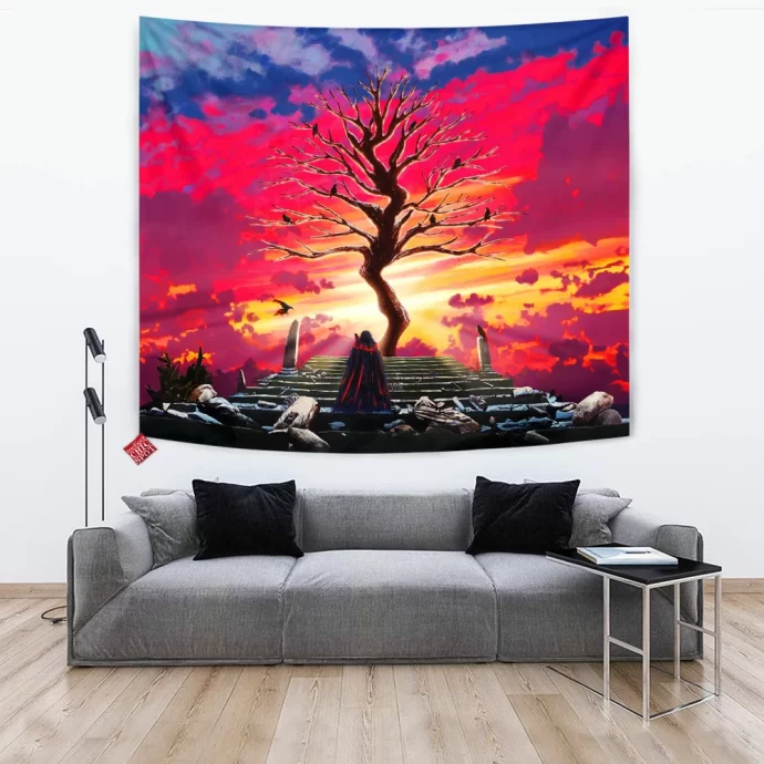 Red Sky Tapestry